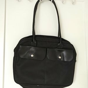 Vintage Longchamp black workbag/tote